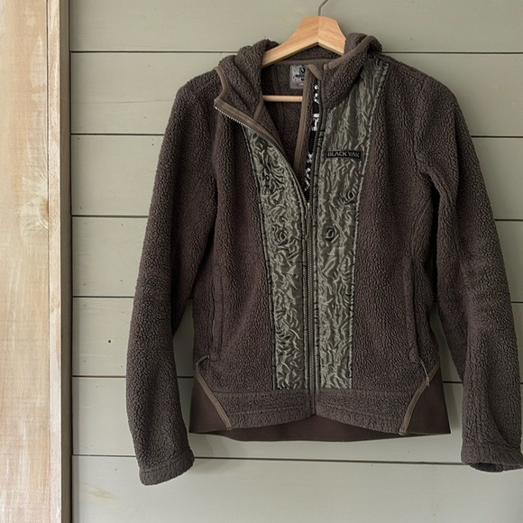 BLACK YAK hooded fleece - Picture 1 of 4